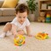 Goodway - Baby Rattle Tambourine Toy With Easy Grip Handle - Orange