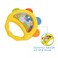 Goodway - Baby Rattle Tambourine Toy With Easy Grip Handle - Orange