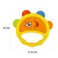 Goodway - Baby Rattle Tambourine Toy With Easy Grip Handle - Orange