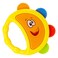 Goodway - Baby Rattle Tambourine Toy With Easy Grip Handle - Orange