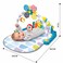 Goodway - Baby Musical Play Gym Activity Mat With Piano &amp; Lights