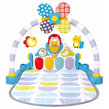Goodway - Baby Musical Play Gym Activity Mat With Piano &amp; Lights