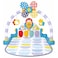 Goodway - Baby Musical Play Gym Activity Mat With Piano &amp; Lights