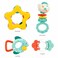 Huanger - Baby Rattles And Teether Toy Set For Newborns 4Pcs