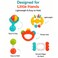 Huanger - Baby Rattles And Teether Toy Set For Newborns 8Pcs