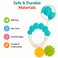 Huanger - Baby Rattles And Teether Toy Set For Newborns 8Pcs