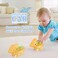 Huanger -Baby Dinosaur Push And Pull Toy Car W/ Wheels-Yellow