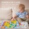 Huanger -Baby Dinosaur Push And Pull Toy Car W/ Wheels-Yellow