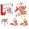 Huanger -Baby Activity Walker Sit-To-Stand Educational-Pink