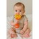 Huanger - Baby Rattle Fruit shape Soft Silicone Teether - Orange