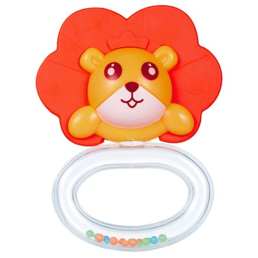 Huanger - Baby Lion Teether And Rattle Toy For Newborns
