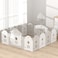 Little Angel Baby Playpen Toddler Play Yard With Hoop-14Pcs