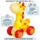 Goodway - Baby Push &amp; Go Giraffe Toy With Rolling Wheels