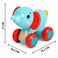Goodway - Baby Push &amp; Go Elephant Toy With Rolling Wheels