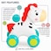 Goodway - Baby Push &amp; Go Zebra Toy With Rolling Wheels