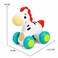 Goodway - Baby Push &amp; Go Zebra Toy With Rolling Wheels