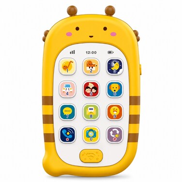 Huanger - Kid's Musical Fun Animal Mobile Phone - Bee - Yellow