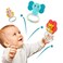 Huanger - Baby Lion Teether And Rattle Toy For Newborns Pink