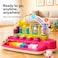 Goodway - Baby Musical Piano Toy With Animal Swing &amp; Lights - White