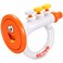 Goodway - Baby Trumpet Rattle Toy With Colorful Beads Handle - Pink