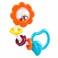 Goodway - Baby Flower Rattle Teether Toy With Beads Design - Blue