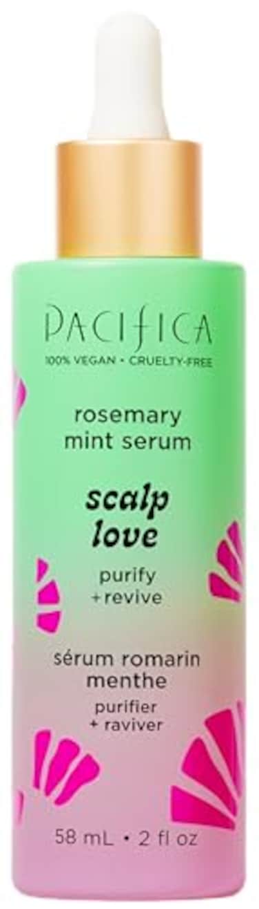Pacifica Beauty, Scalp Love Rosemary Mint Serum, Purifies + Revives Scalp Treatment, Nourish + Moisturize, Soothing Witch Hazel, Sulfate Free, Silicone Free, Vegan &amp; Cruelty Free
