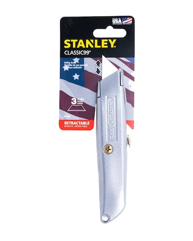 Classic 99 Retractable Utility Knife Silver 152mm Silver 152mm Silver 152mm
