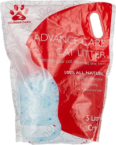 THUNDER PAWS Advance Care Unscented Crystal Cat Litter 5L