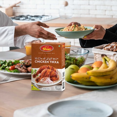 Shan Chicken Tikka Recipe And Masala Mix 50g