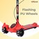 Top Gear Kids Kick Scooter TG 699 &ndash; Lightweight Foldable Design with 5-Step Adjustable Height for Ages 3+ - Blue