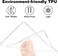 Clear Case Cover Compatible with iPad Air 13 2024 [A2903,A2904,A2898], Slim Lightweight Transparent Soft Cover with Soft Silicone Raised Edge for iPad Air 13" 2024 (M2) - Clear