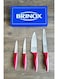 Cross stainless steel knife 4pcs set (2556/519)