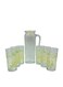 7-Piece Limonata Beverage Set &acirc;&euro;&ldquo; 1 Jug (1200cc) + 6 Tumblers (295cc) &acirc;&euro;&ldquo; Elegant Drinkware for Cold Beverages
