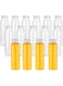 Ruikg 15 Pack 500ml Clear PET Plastic Juice Bottles With White Lids For Juice,Milk,Homemade,Disposable And Eco-Friendly