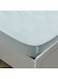 Box Microfibre Fitted Sheet - Light Blue - Single