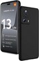 Xiaomi 13 Lite Case Cover Rubberized Matte Soft Silicone TPU with CAMERA Protection Flexible Back Case Cover for Xiaomi Mi 13 Lite (Black)