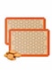 Silicone Baking Mats, 2 Pcs Food Safe Baking Mat, Tray Pan Liner Fat-free Dishes - Food-Grade Silicon Liner Reusable up to 2000 Times