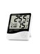 Thermometer Hygrometer Alarm Clock Lcd Dual Temperature Indoor Outdoor