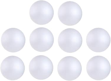CRAFT MAGIC 15-Pack 3-Inch White Foam Balls &ndash; High-Density Polystyrene Craft Balls for Art Projects, School Crafts, DIY D&eacute;cor, Christmas and Easter Decorations