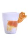 Animal 3D Shape Hand Painted Ceramic 450 ML Coffee Mugs w/ Assorted Printed Animal Character Good for Tea, Coffee, Milk, Ideal Gift for Kids, Teenagers, Man &amp; Woman (POODLE)