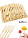 Appetizer Forks, Mini Forks, Mini Forks For Appetizers, Disposable Bamboo Forks Can Be Used For Desserts, Sandwiches, Burgers, Salads, Buffets, Drinks, Vegetables And More