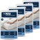 MUSA MUSA Cotton Pillow Protectors - Soft, Zippered, Anti-Allergic Covers, Pack of 4 (50 x 90cm)