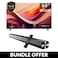 TCL 65-Inch P69B 4K UHD TV &amp;amp; Soundbar Bundle &amp;ndash; HDR10, Dolby Audio, T-SCREEN, Google TV   Immersive 2-Channel Sound, USB, HDMI, Bluetooth &amp;amp; More - 65P69B+SOUNDBAR