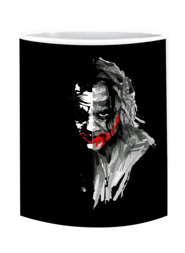 Print Joker Printed Ceramic Mug White/Black/Red 350ml