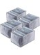 Langtaojin Washable Wardrobe Clothes Organizer (4 Pieces, Gray)