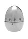 Shaped Kitchen Timer Silver 6x7.5cm