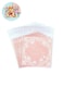 100Pcs Adhesive Candy Bag, 4x5 Inch OPP Cellophane Thank You Note Bags with Adhesive Sealing Closure Great for Party Favors Candy Cookies Gift Packaging Set of (Pink)