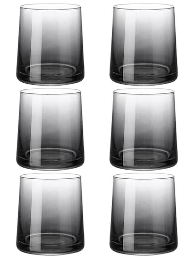 Transparent 250Ml Trapezoid Glass Coffee Cups &acirc;&euro;&ldquo; High Borosilicate Gray Drinking Glasses For Coffee, Beverage &amp; Daily Use