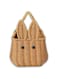 THE WHITE SHOP Bunny Eggs Basket with Handle - Hand Woven Gift Basket Picnic Basket Fruit Gargering Basket Flower Girl Basket for Multi-Use Storage (Size : A)