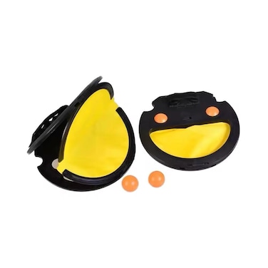Set of 2 Handheld Ball Game &ndash; Reaction Speed &amp; Coordination Trainer Fitness Toy for Kids &amp; Adults (BLACK)